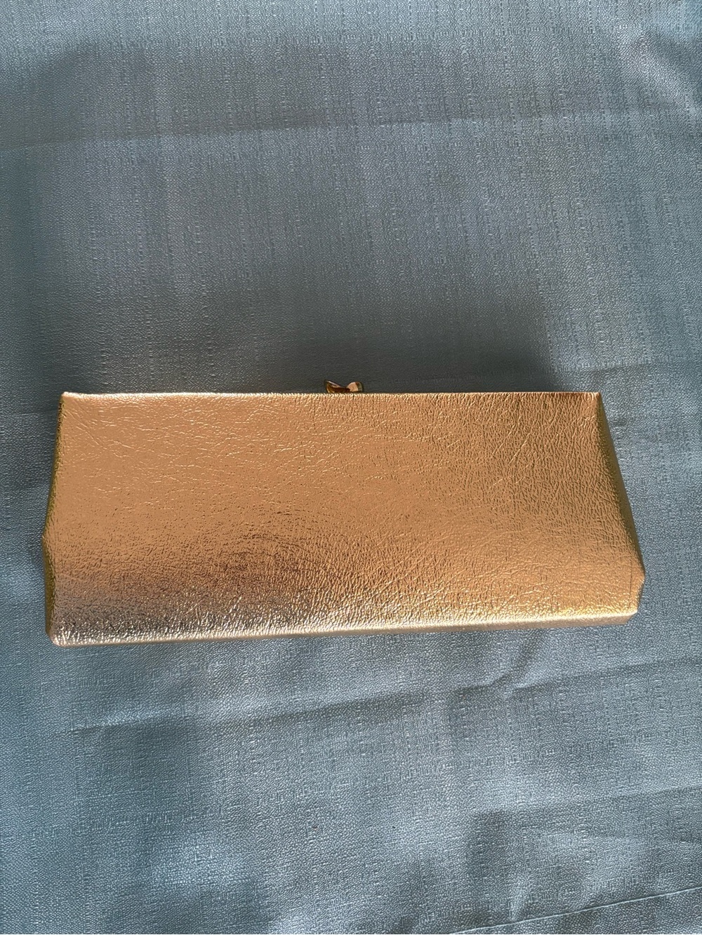 Vintage gold lame’ clutch purse